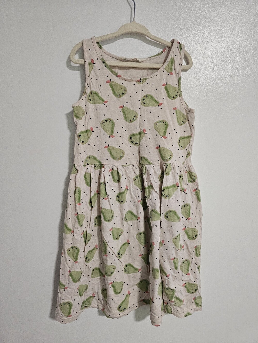 🧸2/20$ H&M Pink Dress Avocados Size 8-10Y Youth Girl